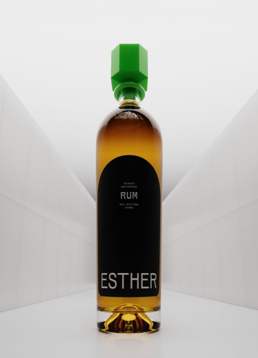 Esther Rum bottle
